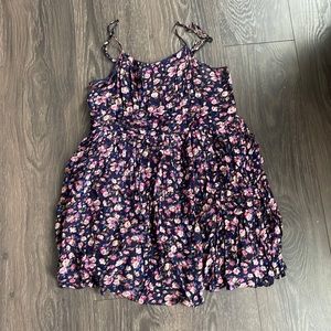 Forever 21 navy floral dress